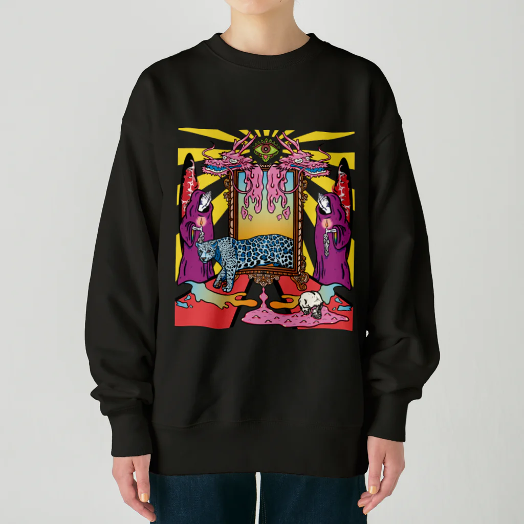 ヒロシオーバーダイブのジャガーさんの異世界探訪 Heavyweight Crew Neck Sweatshirt