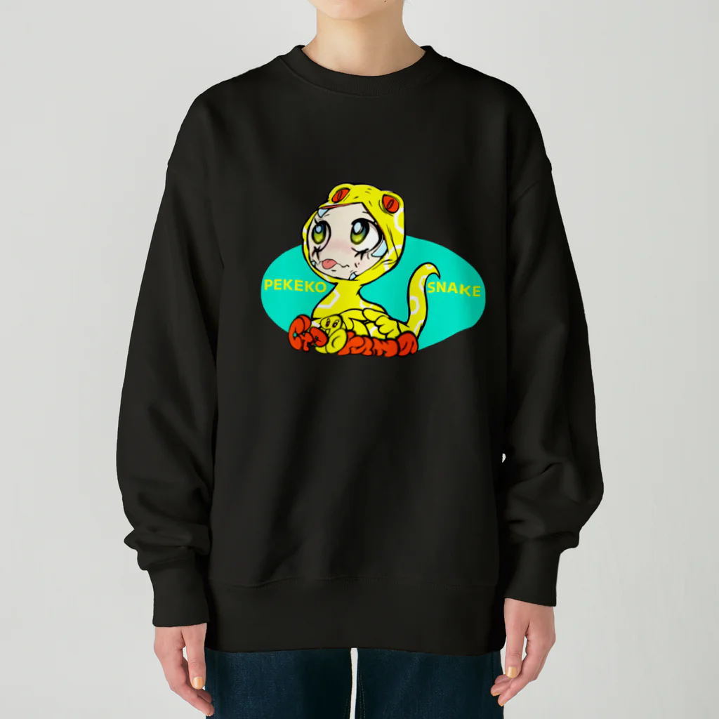 ちゃとらま　CHA10ramaのPEKEKO♡SNAKE Heavyweight Crew Neck Sweatshirt