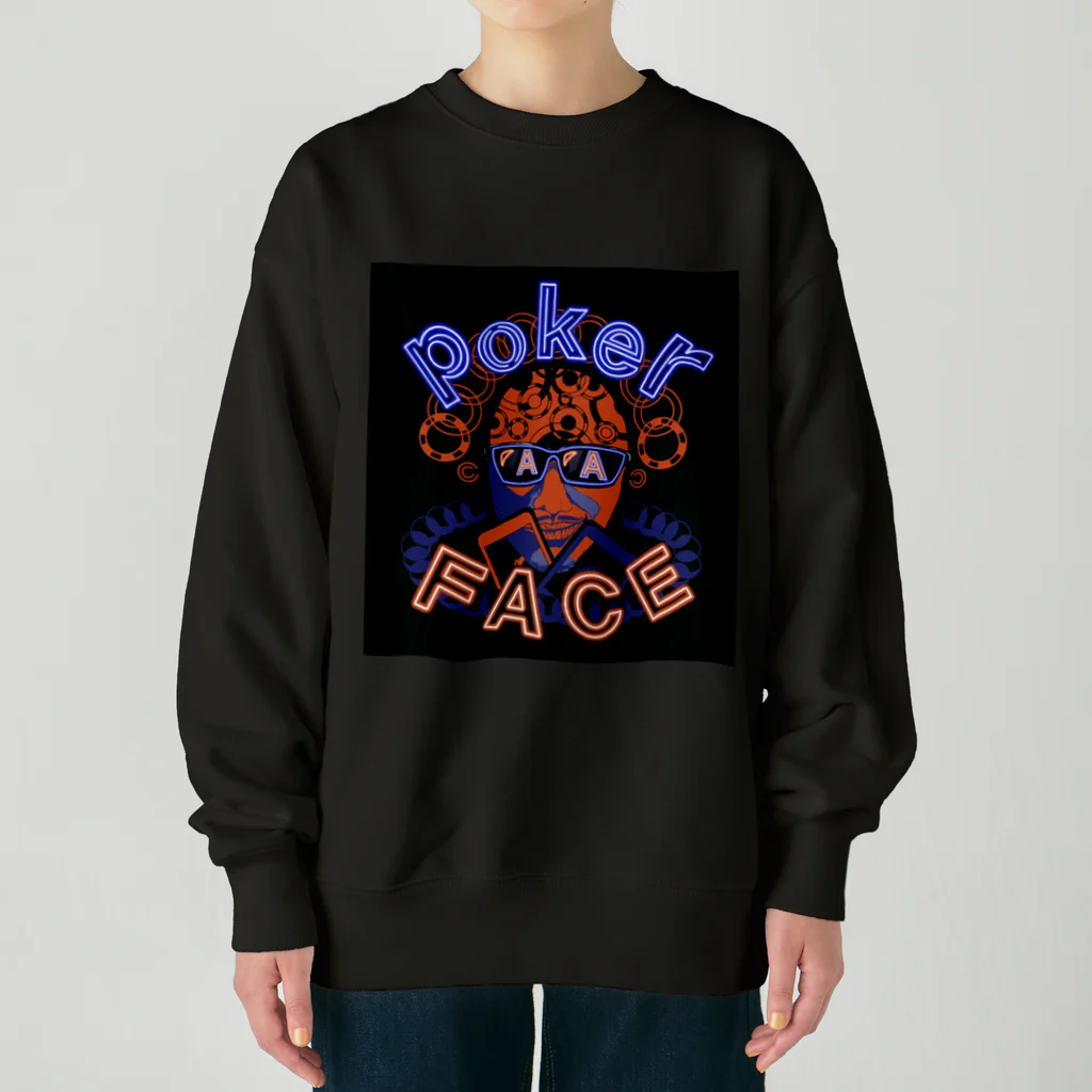 num_OROCHIのPoker face (AAver)【ポーカー】 Heavyweight Crew Neck Sweatshirt