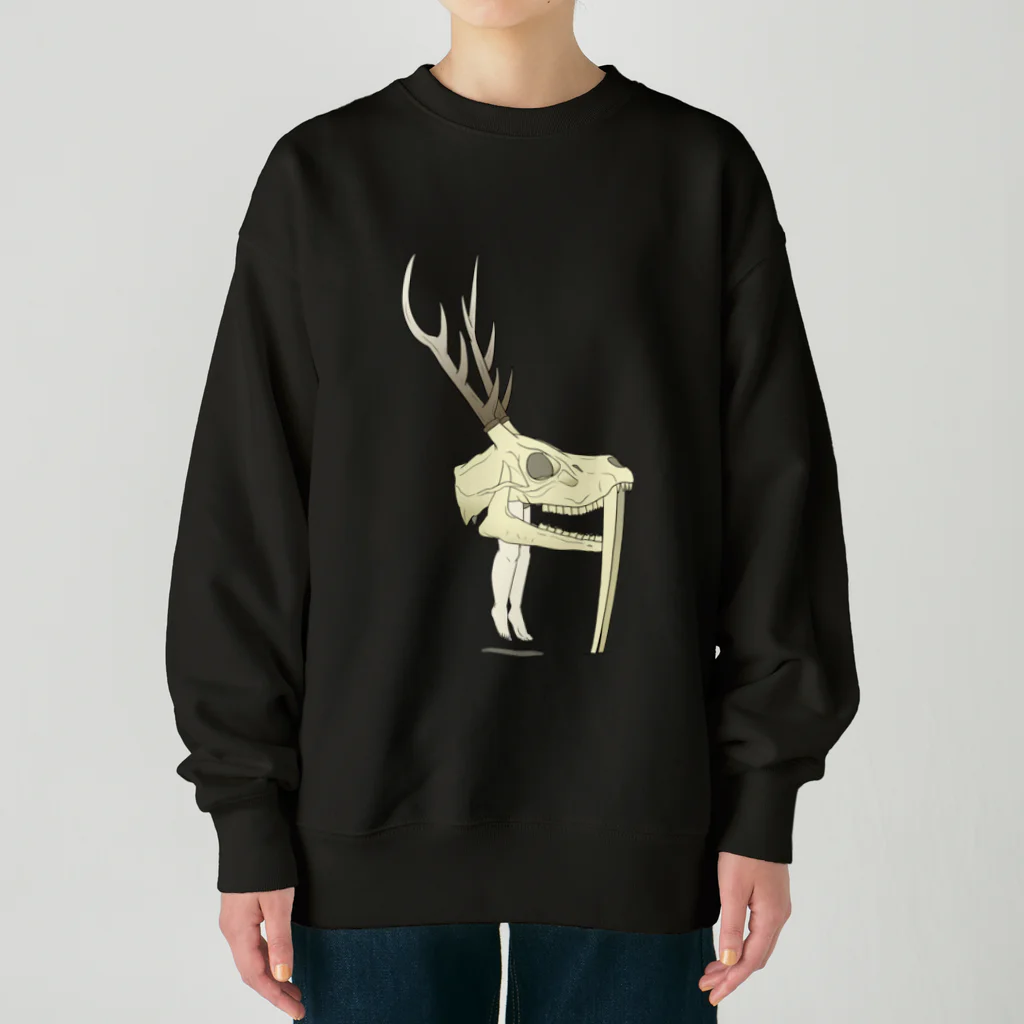 dougaseiseitokoroの足の生えた頭蓋 Heavyweight Crew Neck Sweatshirt