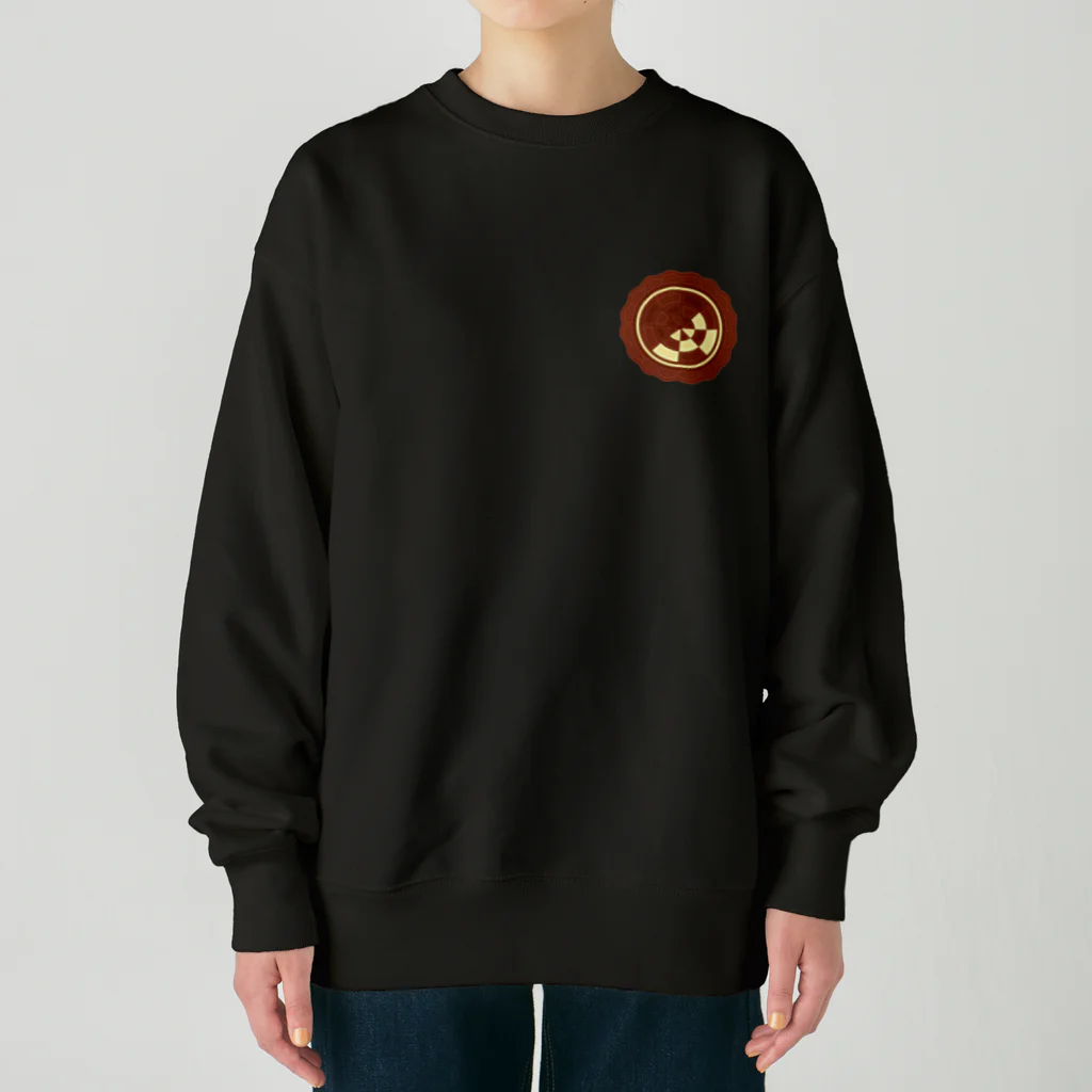 ハナドリカ SUZURI店の花の形の板チョコ Heavyweight Crew Neck Sweatshirt