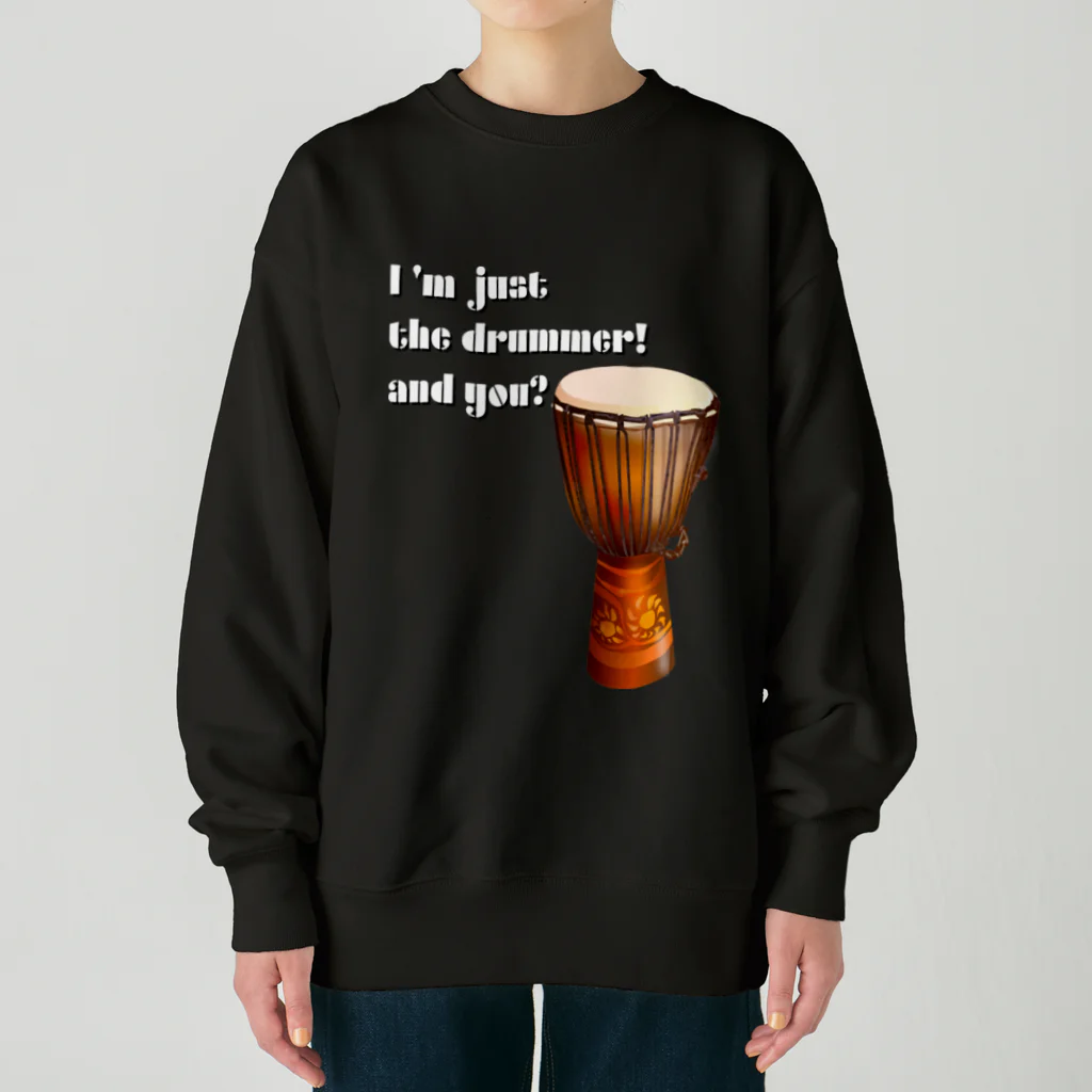 『NG （Niche・Gate）』ニッチゲート-- IN SUZURIのI'm Just The Drummer And You?（JMB） Heavyweight Crew Neck Sweatshirt