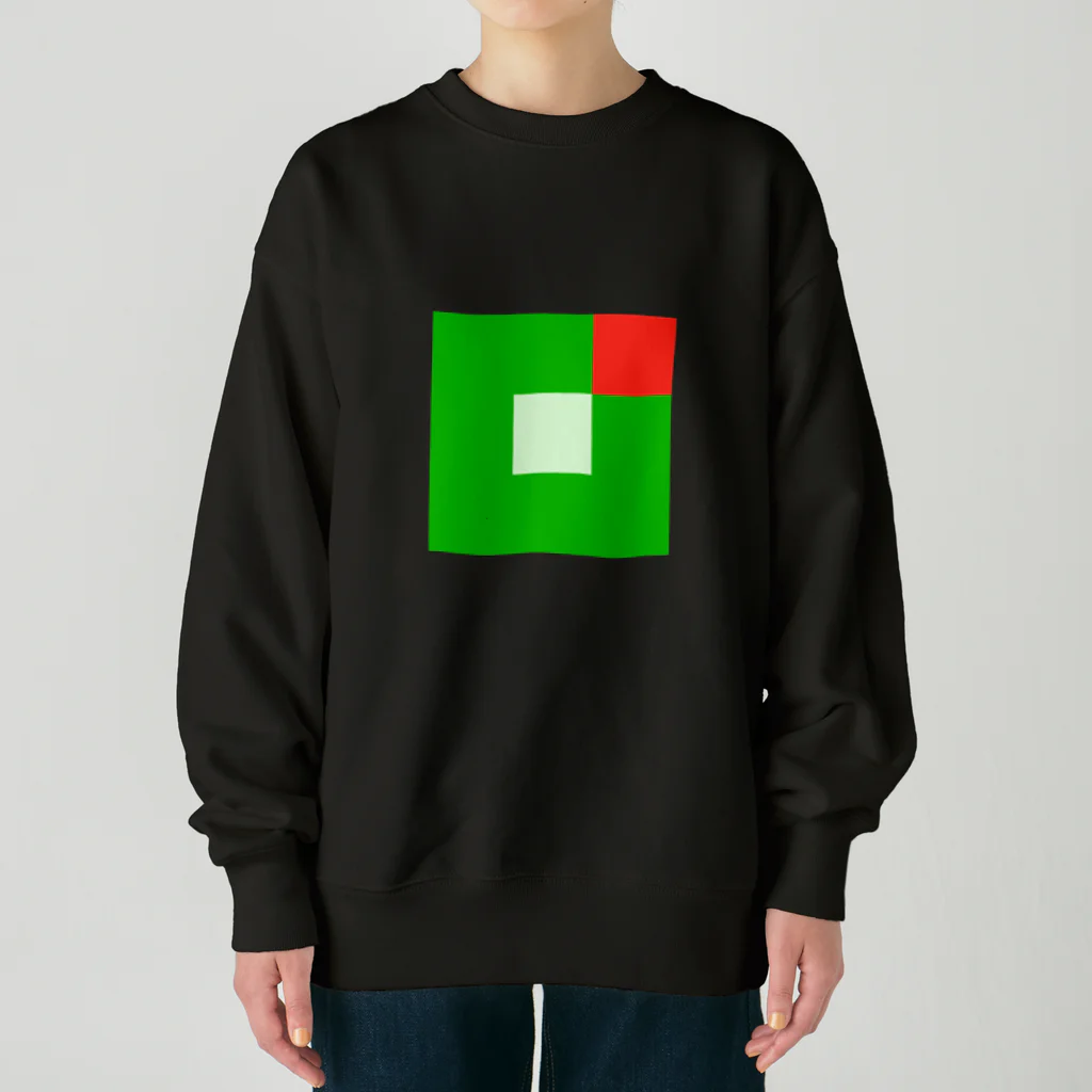 3×3 のドット絵のライン - 3×3 のドット絵 Heavyweight Crew Neck Sweatshirt