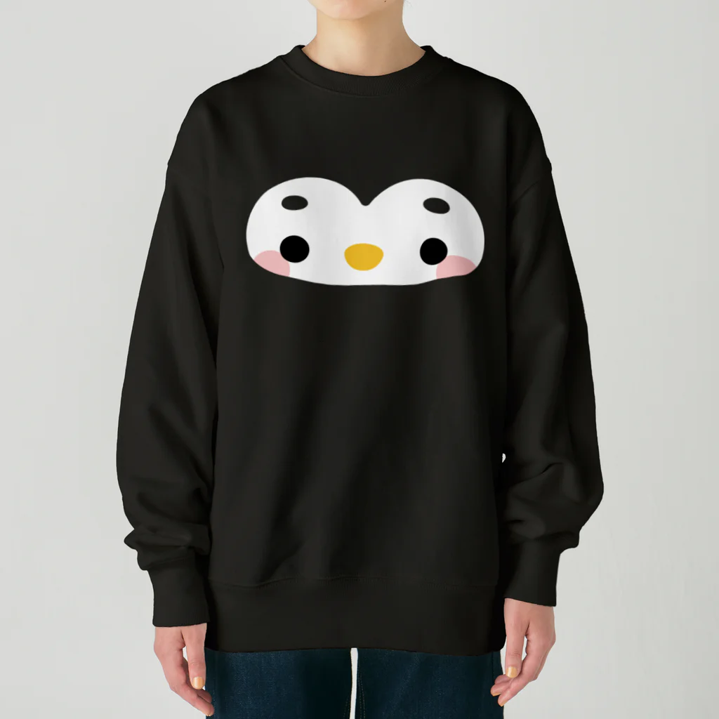 mayumi　yagiのふくろうのあかちゃん（真顔） Heavyweight Crew Neck Sweatshirt