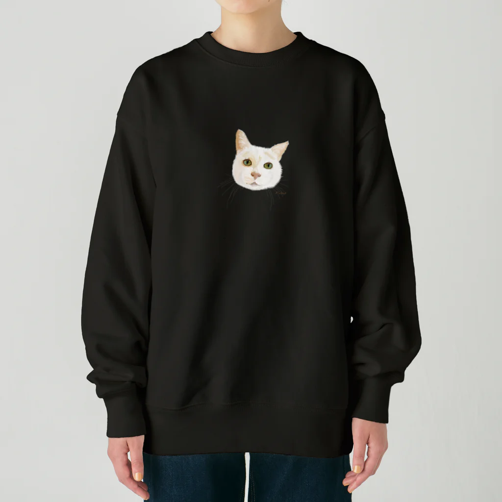 nuuko_artのねこのサニーさん Heavyweight Crew Neck Sweatshirt