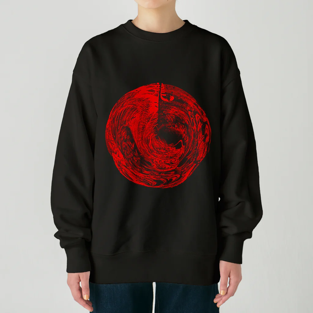 龍円相 Heavyweight Crew Neck Sweatshirt by 辻秀輝💊HIÐEKI T