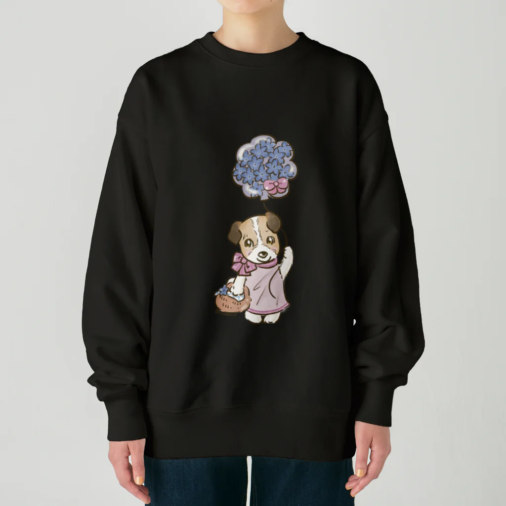 猫のきぬくんのお店のハニーちゃん Heavyweight Crew Neck Sweatshirt