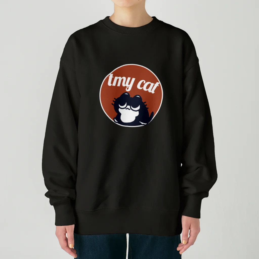 tmyのtmy cat*retrospective cat* Heavyweight Crew Neck Sweatshirt