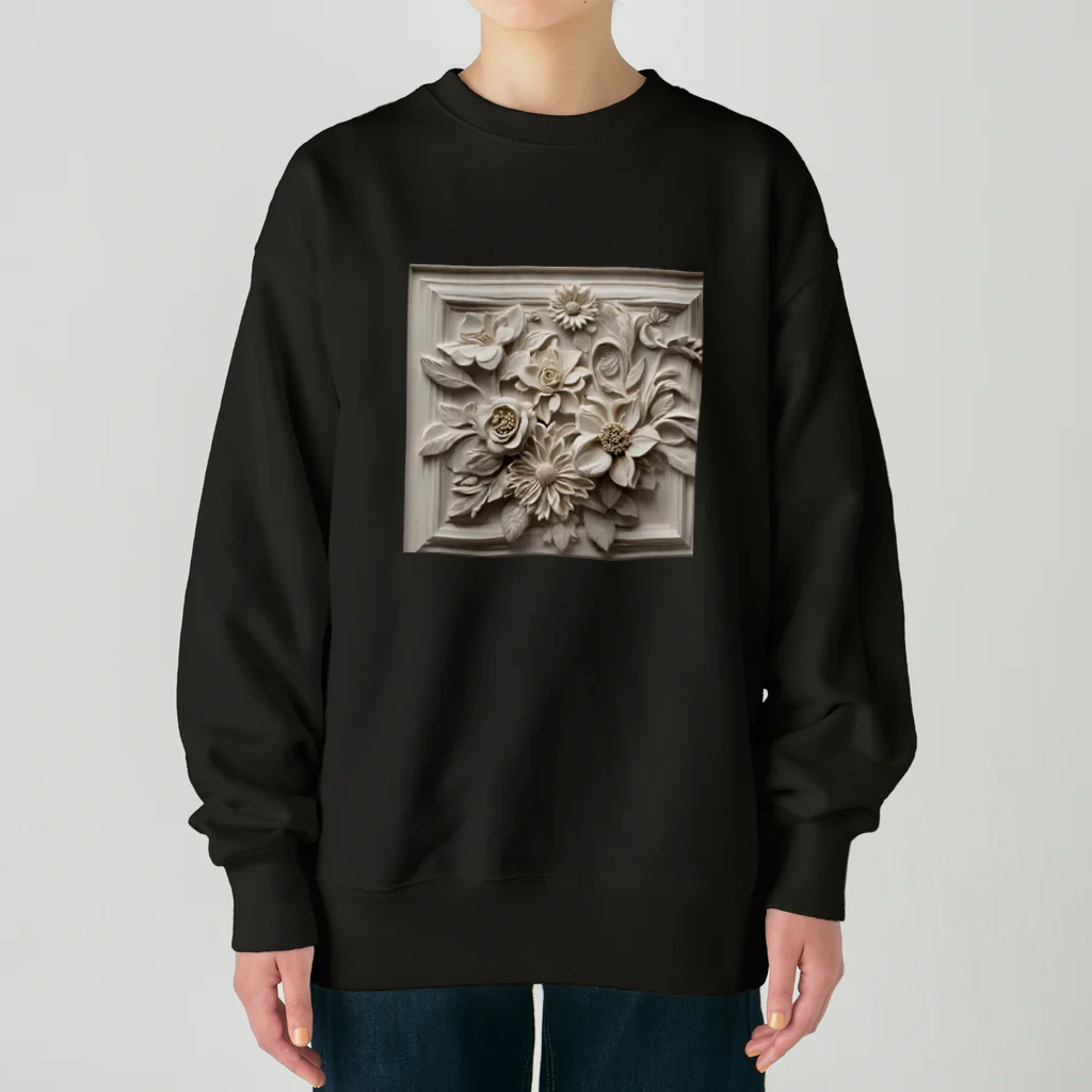 ANSの神秘的な花 Heavyweight Crew Neck Sweatshirt