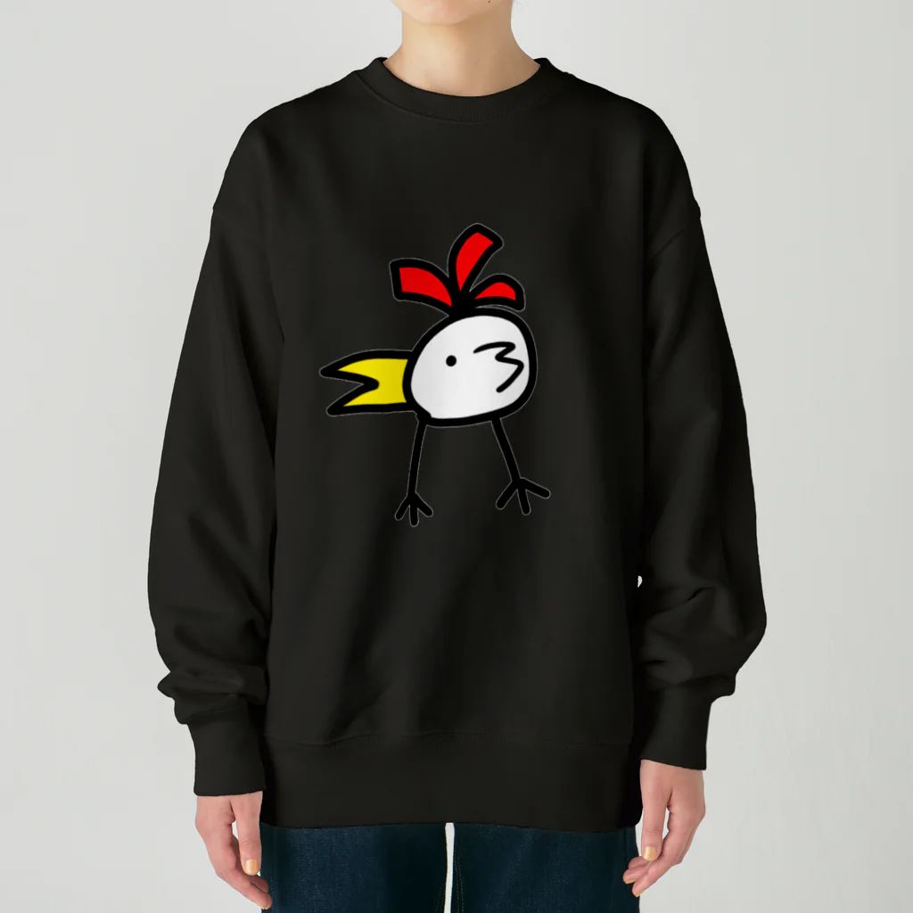 劇団ハートランド高橋亜矢子のにわにわなんわにわとり？ Heavyweight Crew Neck Sweatshirt