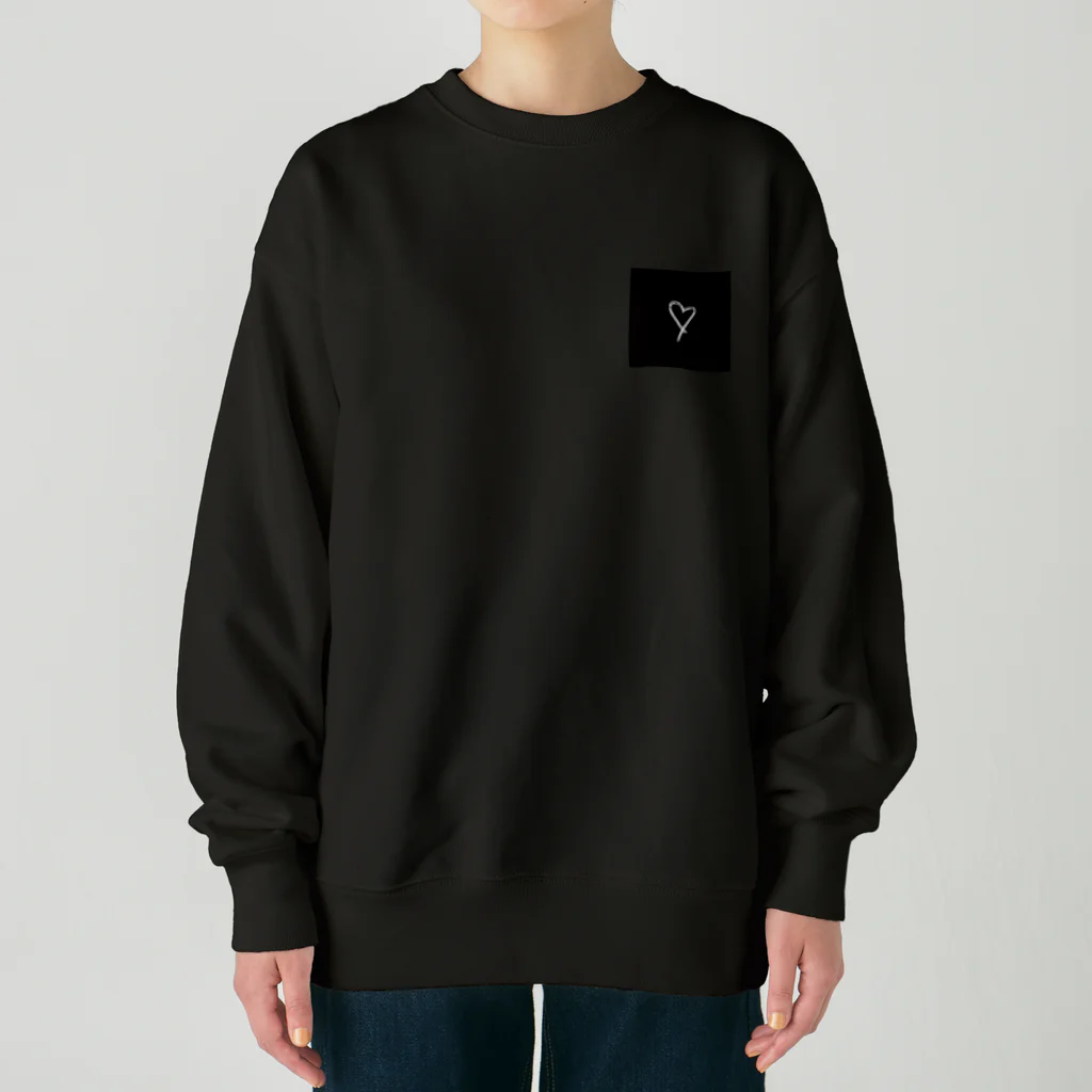 pain08のハート Heavyweight Crew Neck Sweatshirt