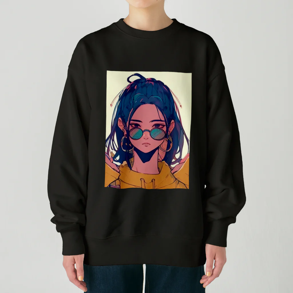 zaisuのクール系女子 Heavyweight Crew Neck Sweatshirt