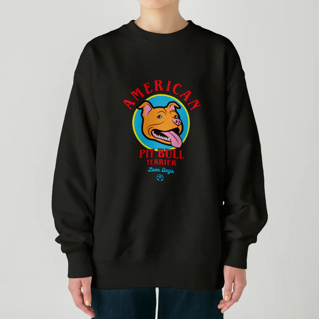 LONESOME TYPE ススのLove❤️Dogs（アメリカンピットブルテリア・オルタナティブ） Heavyweight Crew Neck Sweatshirt