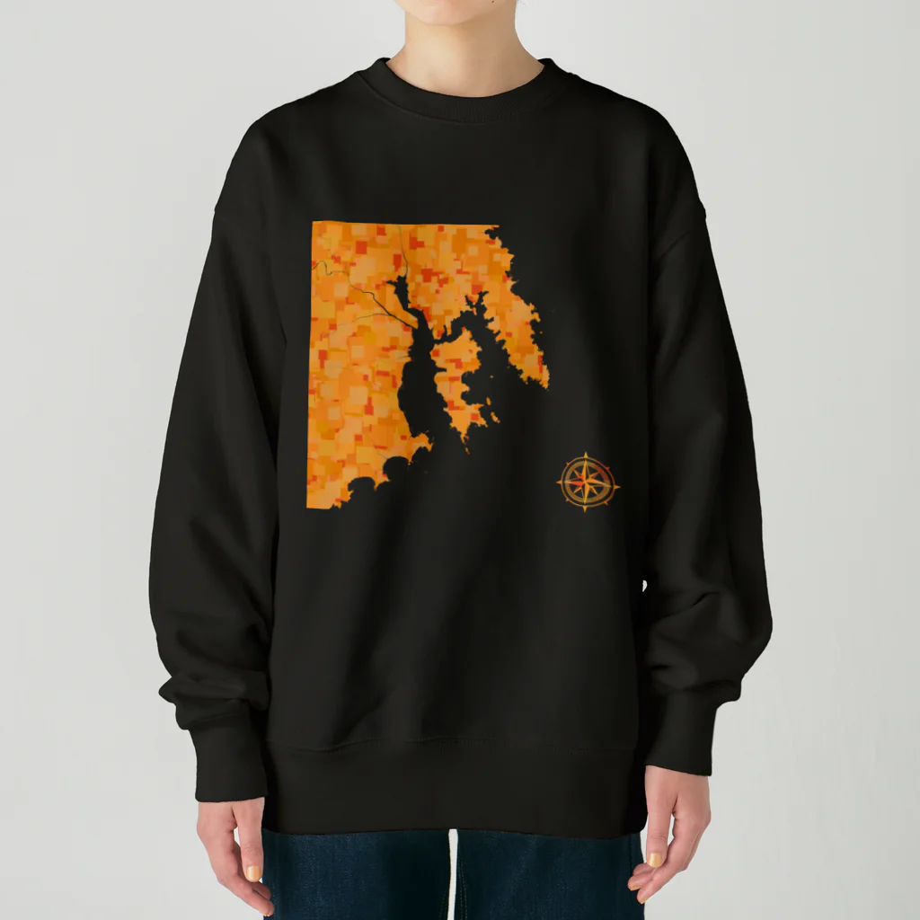 cuuyabowの気仙沼オレンジ Heavyweight Crew Neck Sweatshirt