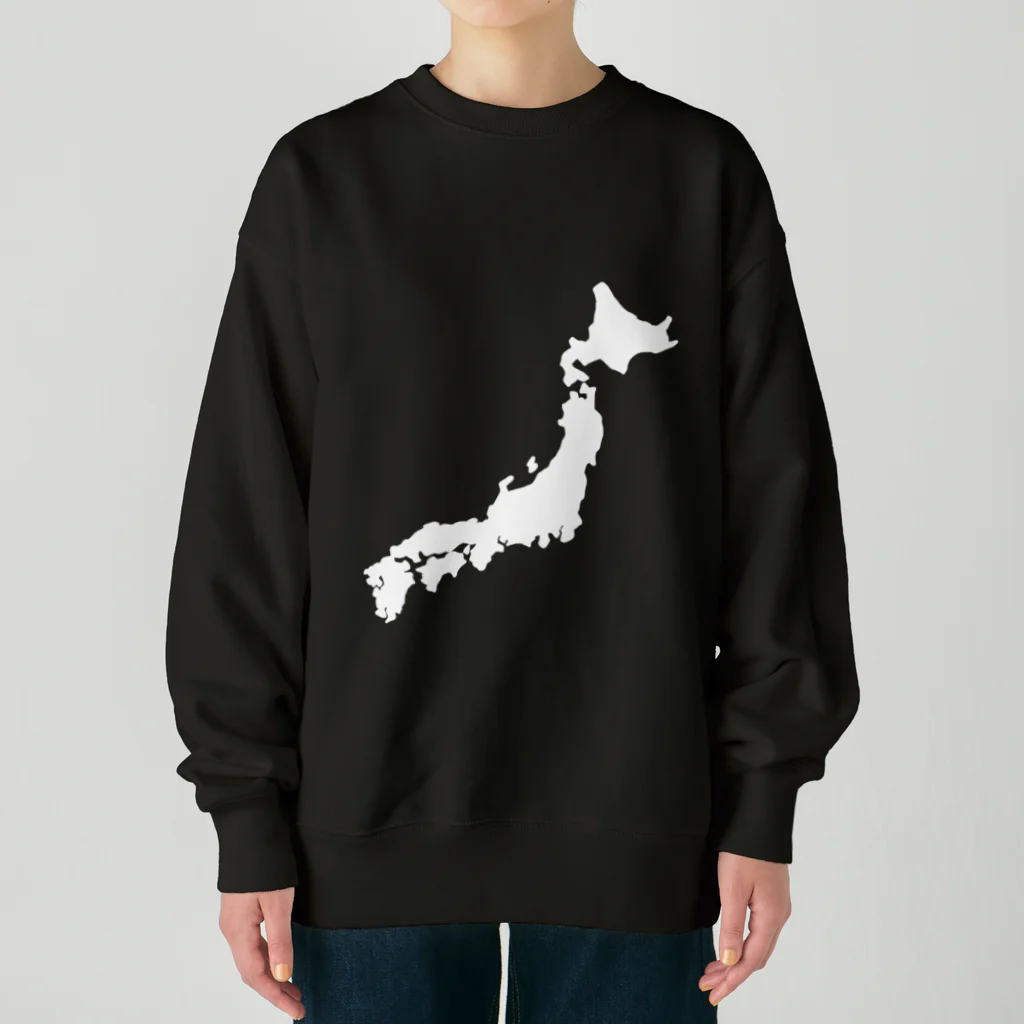 kazukiboxの日本地図 Heavyweight Crew Neck Sweatshirt