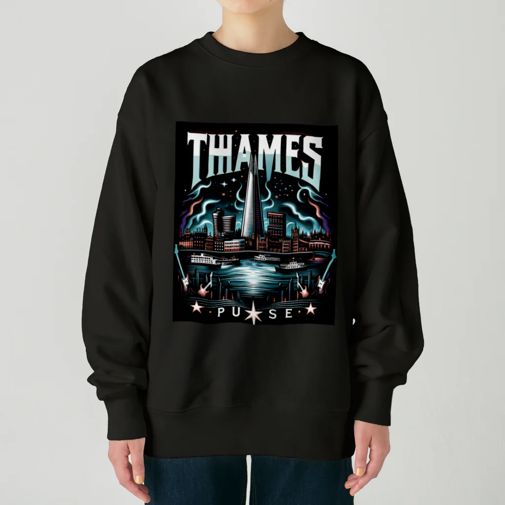 FAKE ARTIST ～架空アーティストグッズ～のThames Pulse Heavyweight Crew Neck Sweatshirt