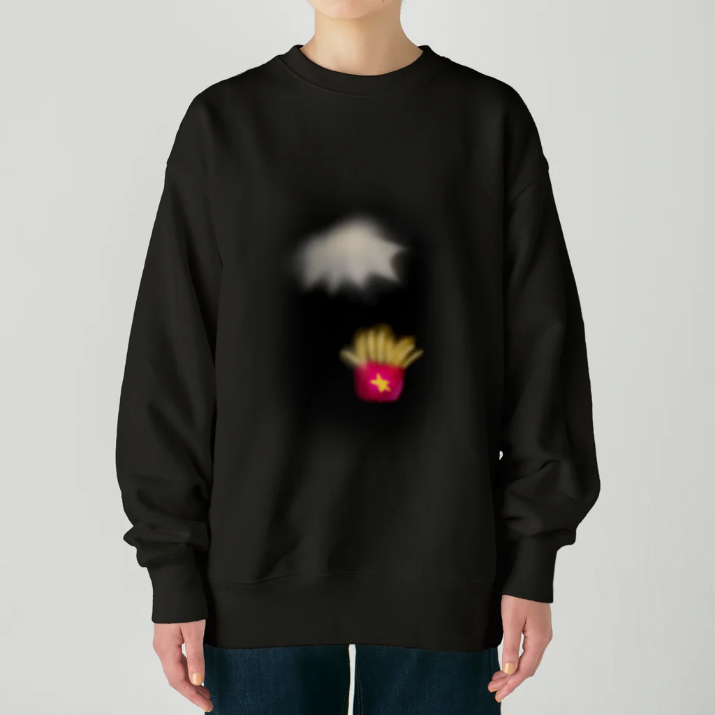 i love frenchfriesの夜食 Heavyweight Crew Neck Sweatshirt