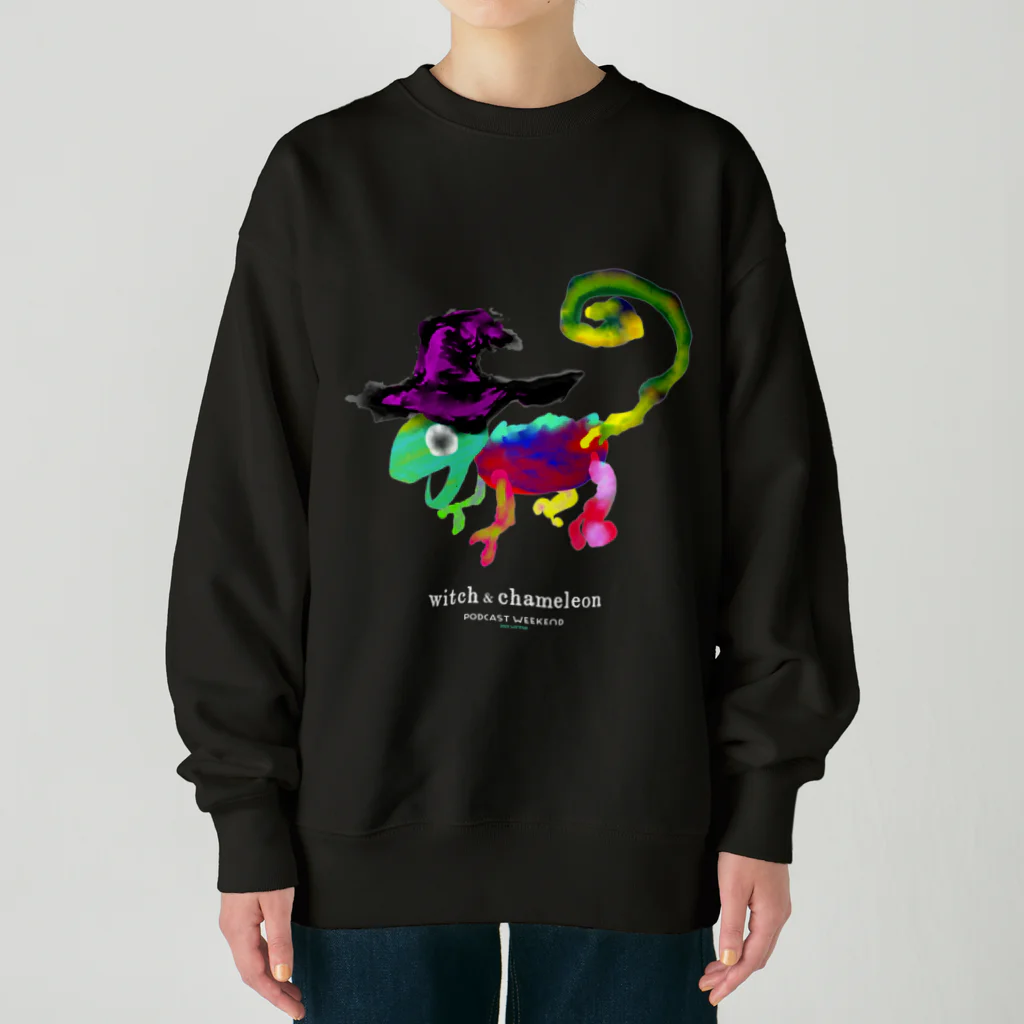 魔女とカメレオンのWitch & Chameleon〈PCWE23W〉 Heavyweight Crew Neck Sweatshirt