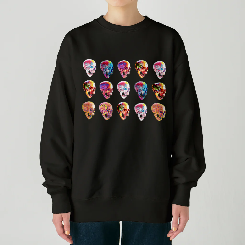 REORIX JAPANのHAPPY ドクロ Heavyweight Crew Neck Sweatshirt