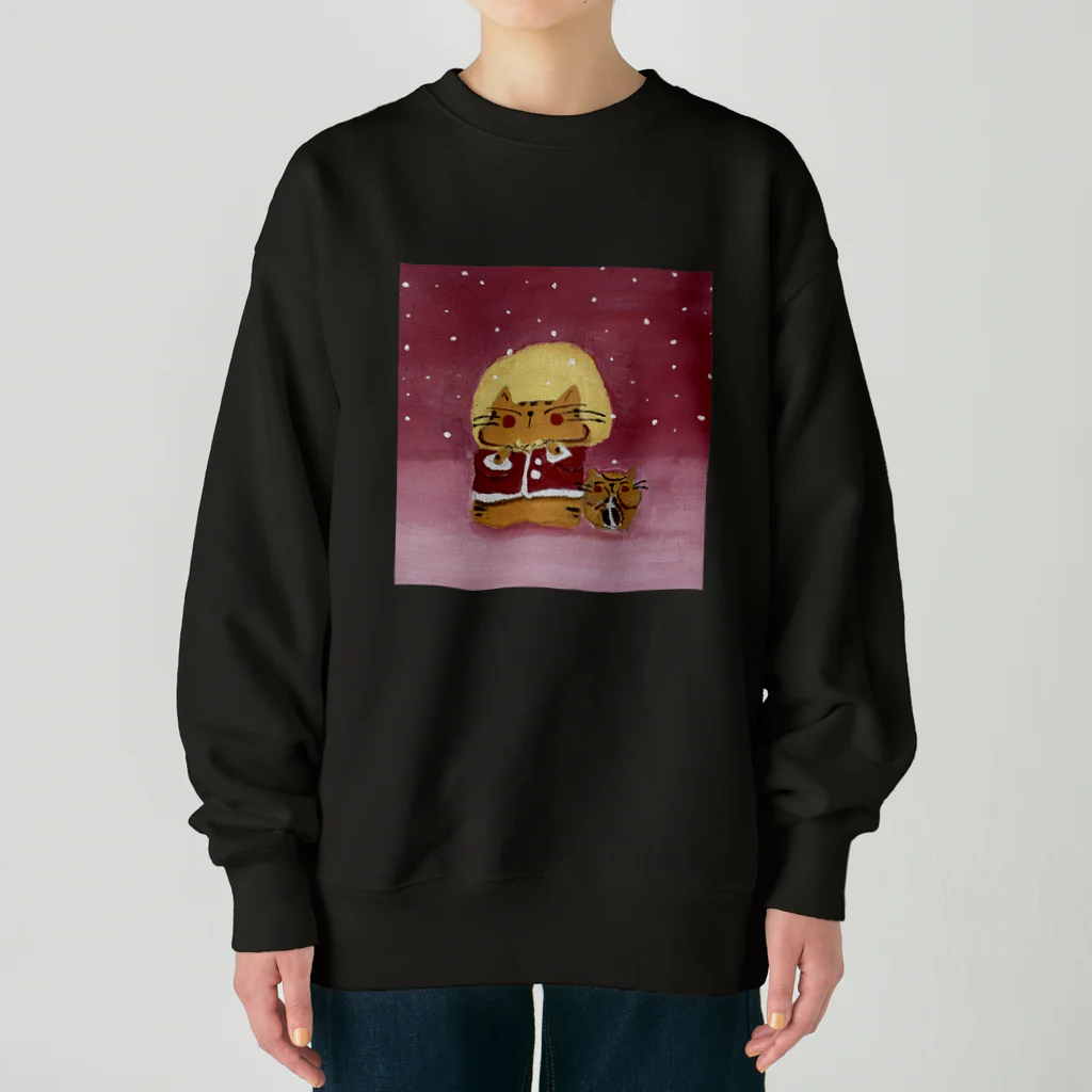 みゆ左衛門のサンタさんのお手伝い Heavyweight Crew Neck Sweatshirt