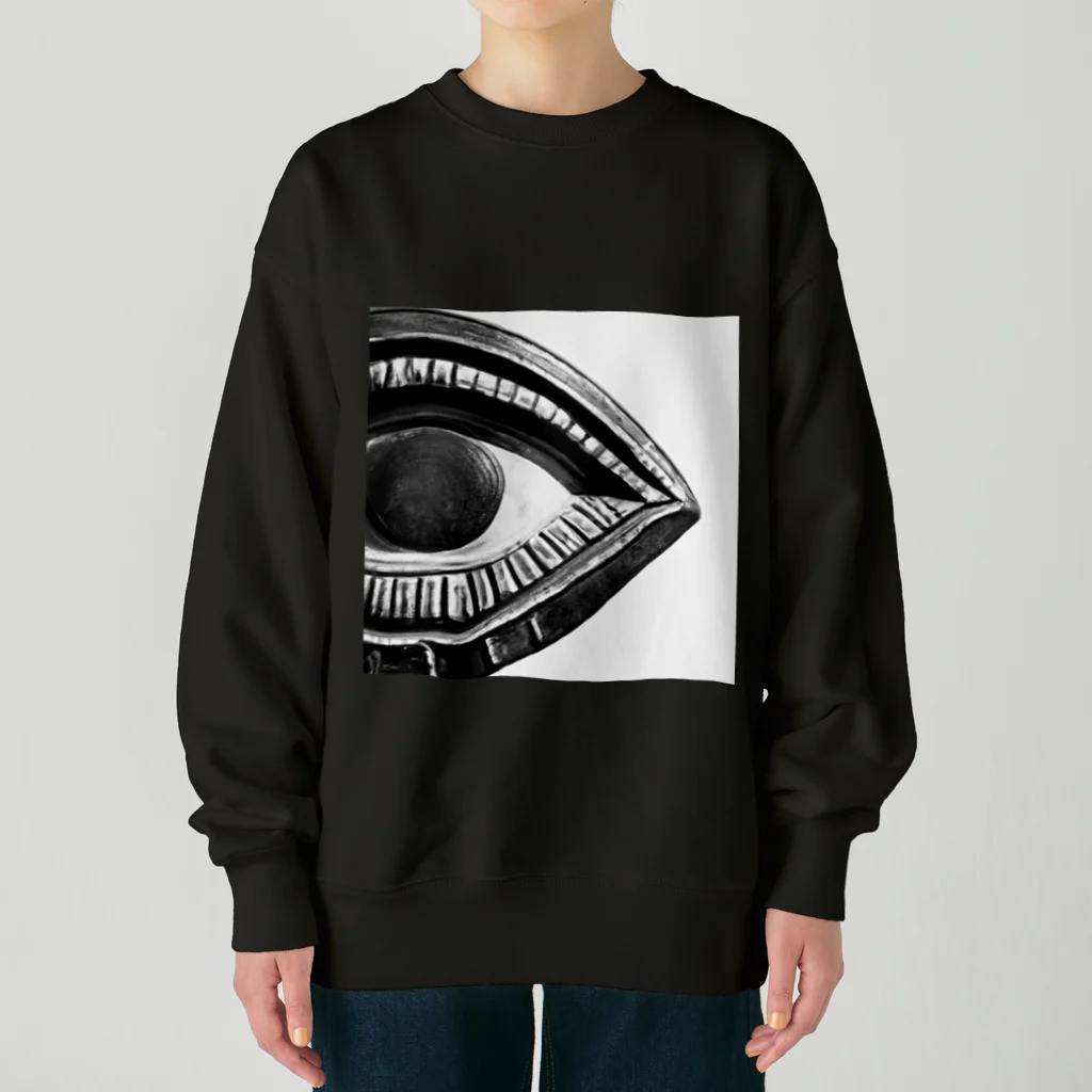 あんなちゅらるのファラオの瞳 Heavyweight Crew Neck Sweatshirt