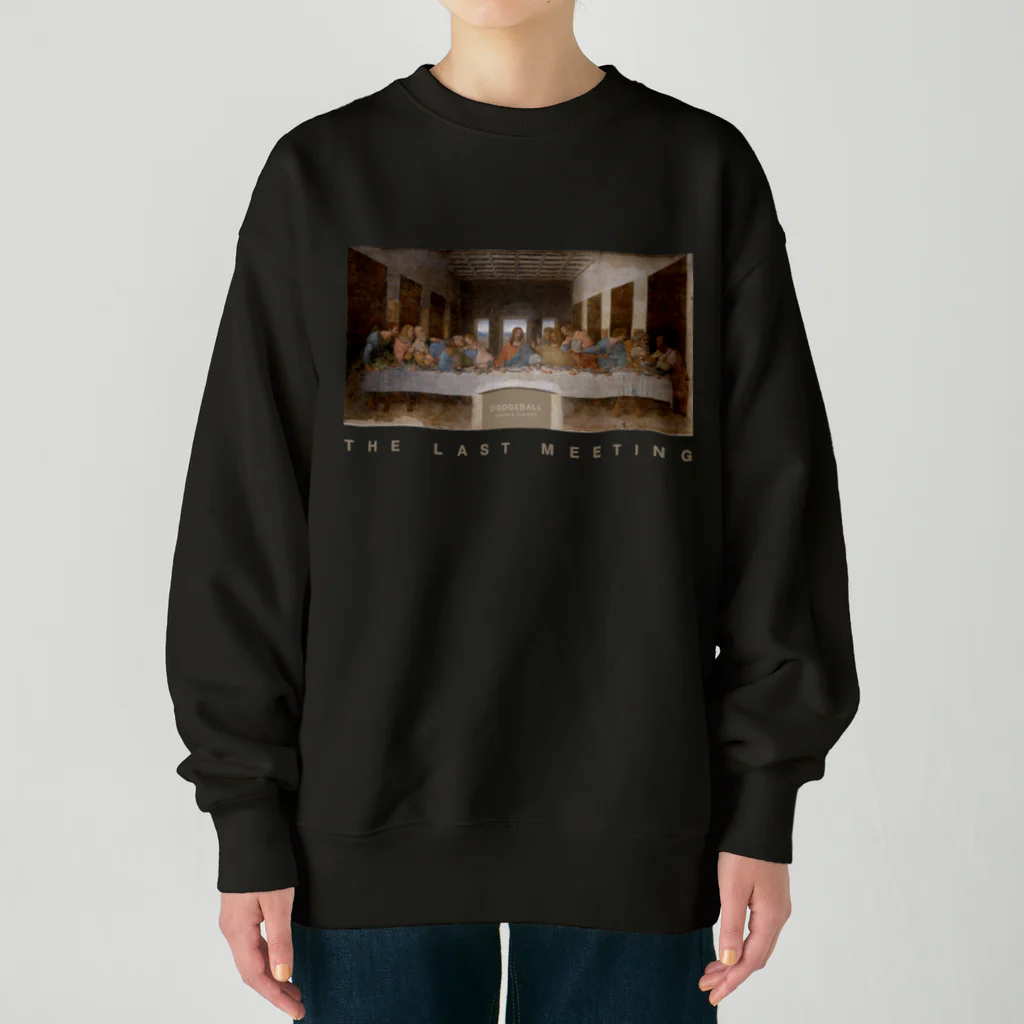 WLDのドッジボール 最後の会議 Heavyweight Crew Neck Sweatshirt