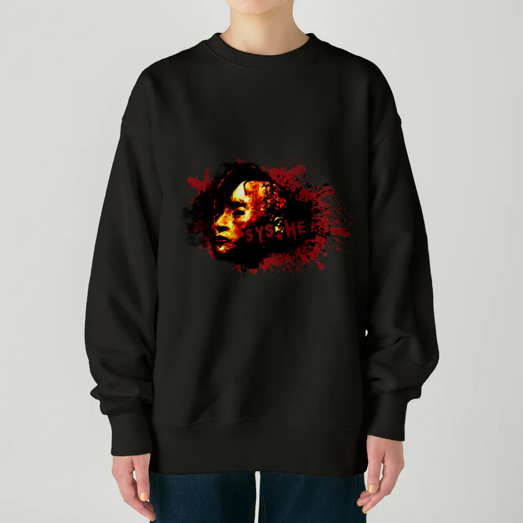 SYS☆TUNaグッズのHE(SYS☆造形) Heavyweight Crew Neck Sweatshirt