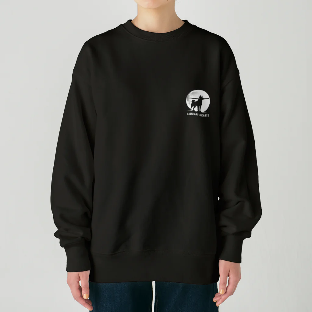 Samurai HeartsのBlack Pochi Heavyweight Crew Neck Sweatshirt