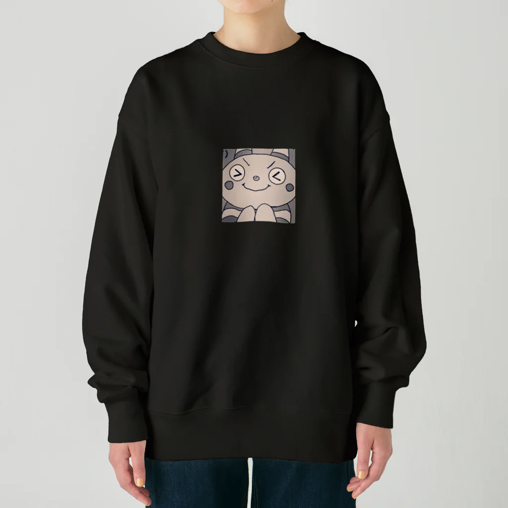 暗黒美ショップ（ブラックビショップ）のぶりっ子ツノ生え虫 Heavyweight Crew Neck Sweatshirt