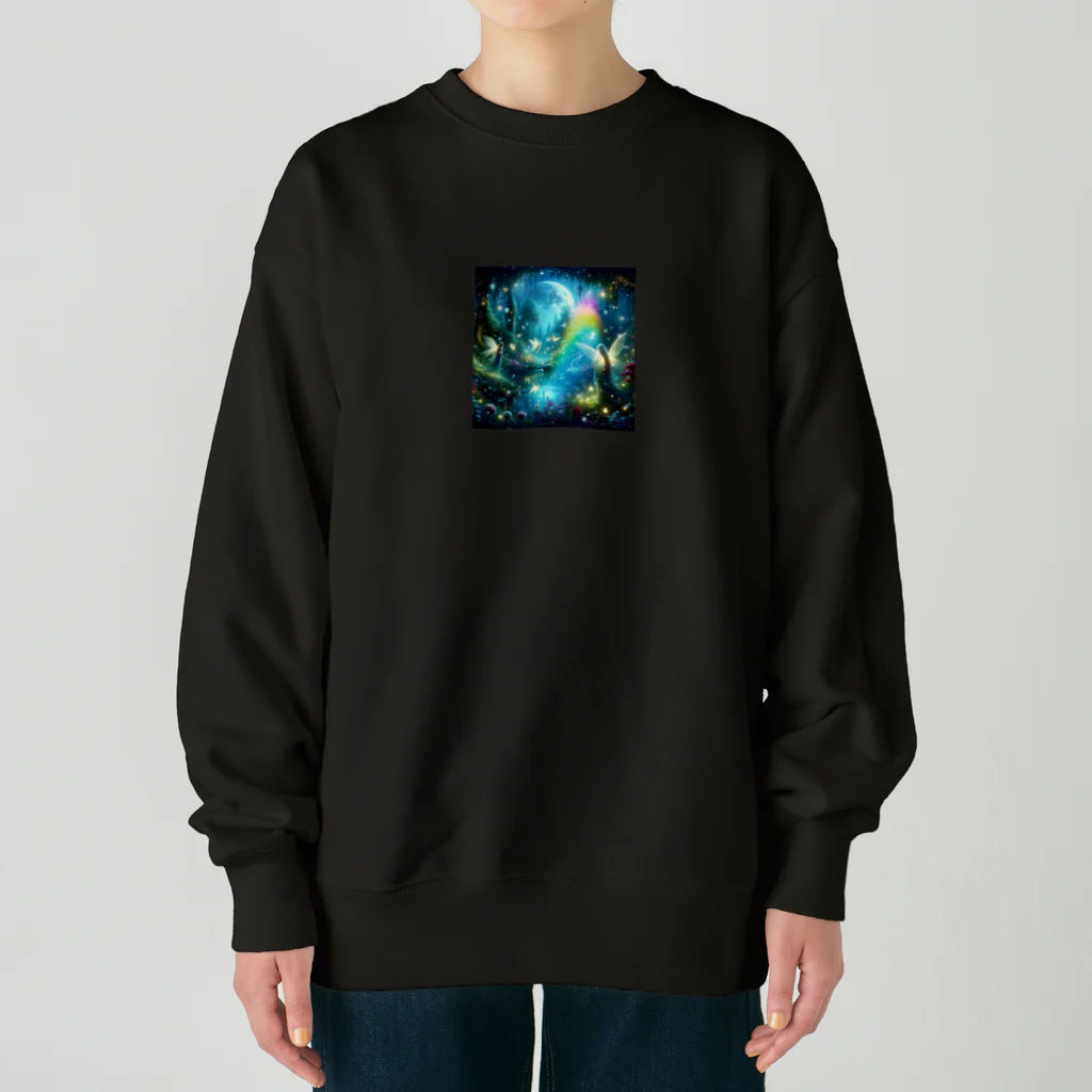 Art-Fusion-YuriのIn the Forest Heavyweight Crew Neck Sweatshirt