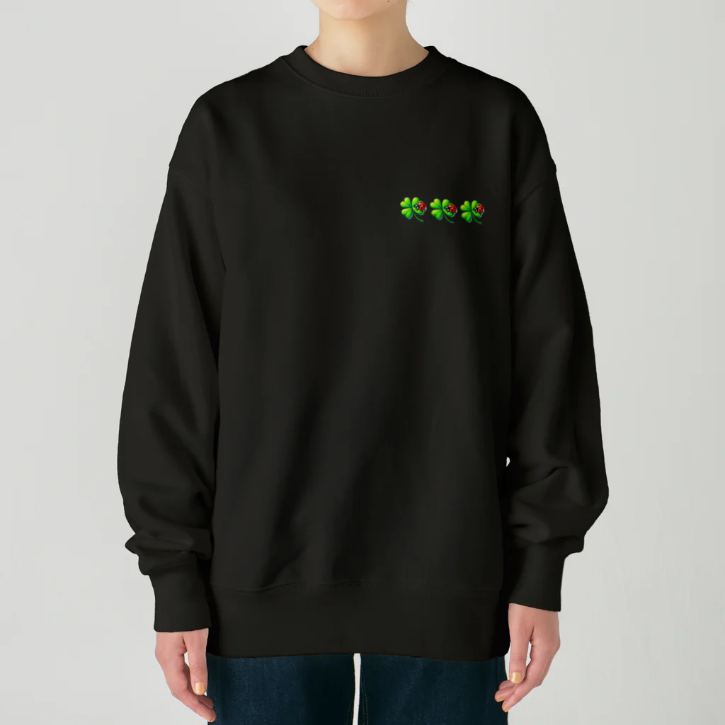 tsukino-utenaの幸せを運んで来たテントウムシくん Heavyweight Crew Neck Sweatshirt