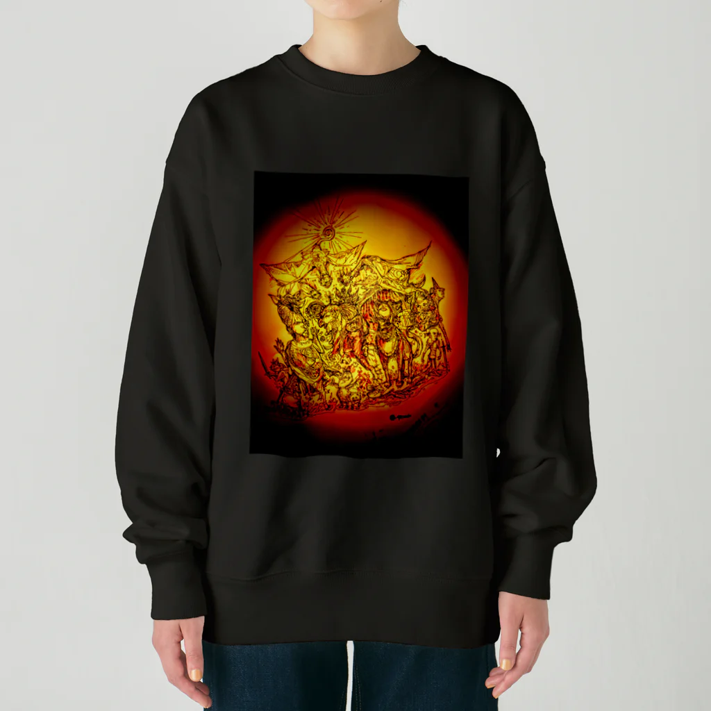 わたしの慟哭のドラゴン(2020) Heavyweight Crew Neck Sweatshirt