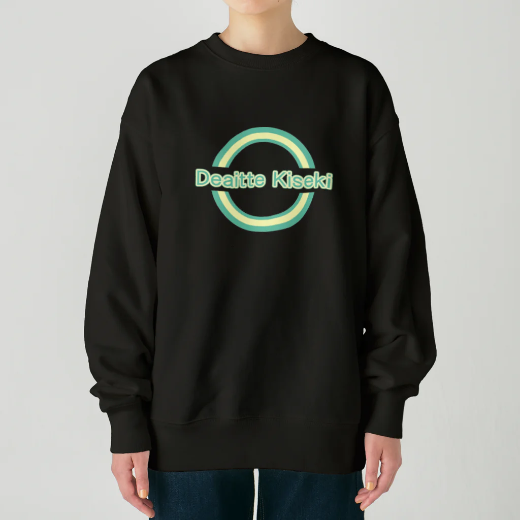 ainarukokoroのdeai kiseki であい　きせき　出会い　奇跡　出逢い Heavyweight Crew Neck Sweatshirt