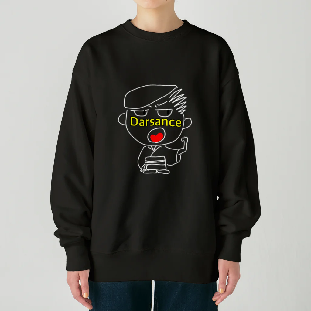 comaoのだーさんちぇ　Darsance Heavyweight Crew Neck Sweatshirt