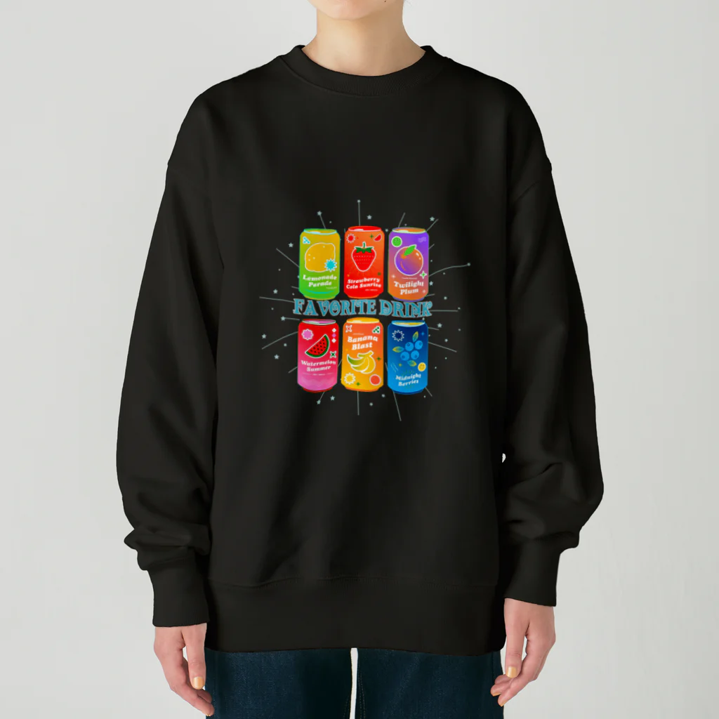 cocolifeのお気に入りの飲み物 Heavyweight Crew Neck Sweatshirt