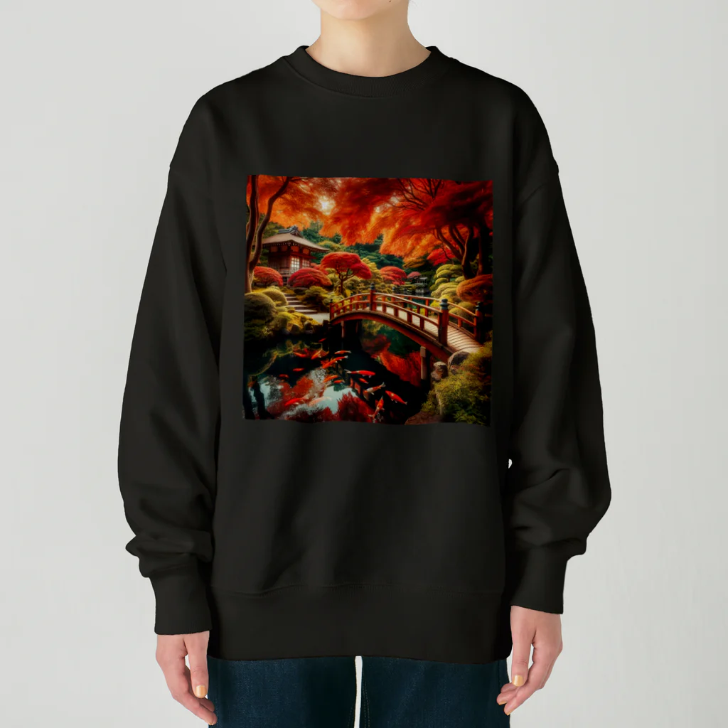 有栖の日本庭園2 Heavyweight Crew Neck Sweatshirt