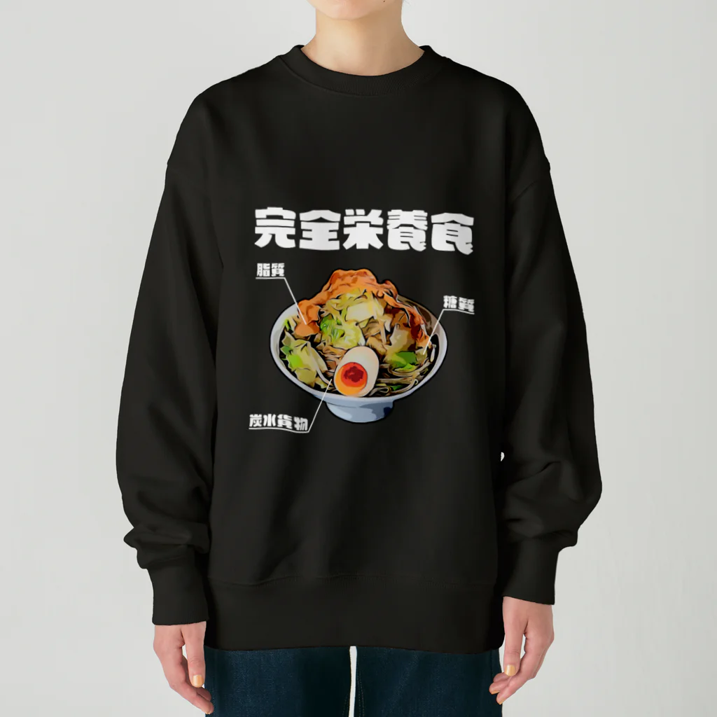 glorycompanyのラーメンは三大栄養素 Heavyweight Crew Neck Sweatshirt