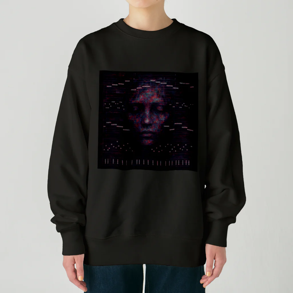 GEOPHONICのノイズに潜む記憶 Heavyweight Crew Neck Sweatshirt