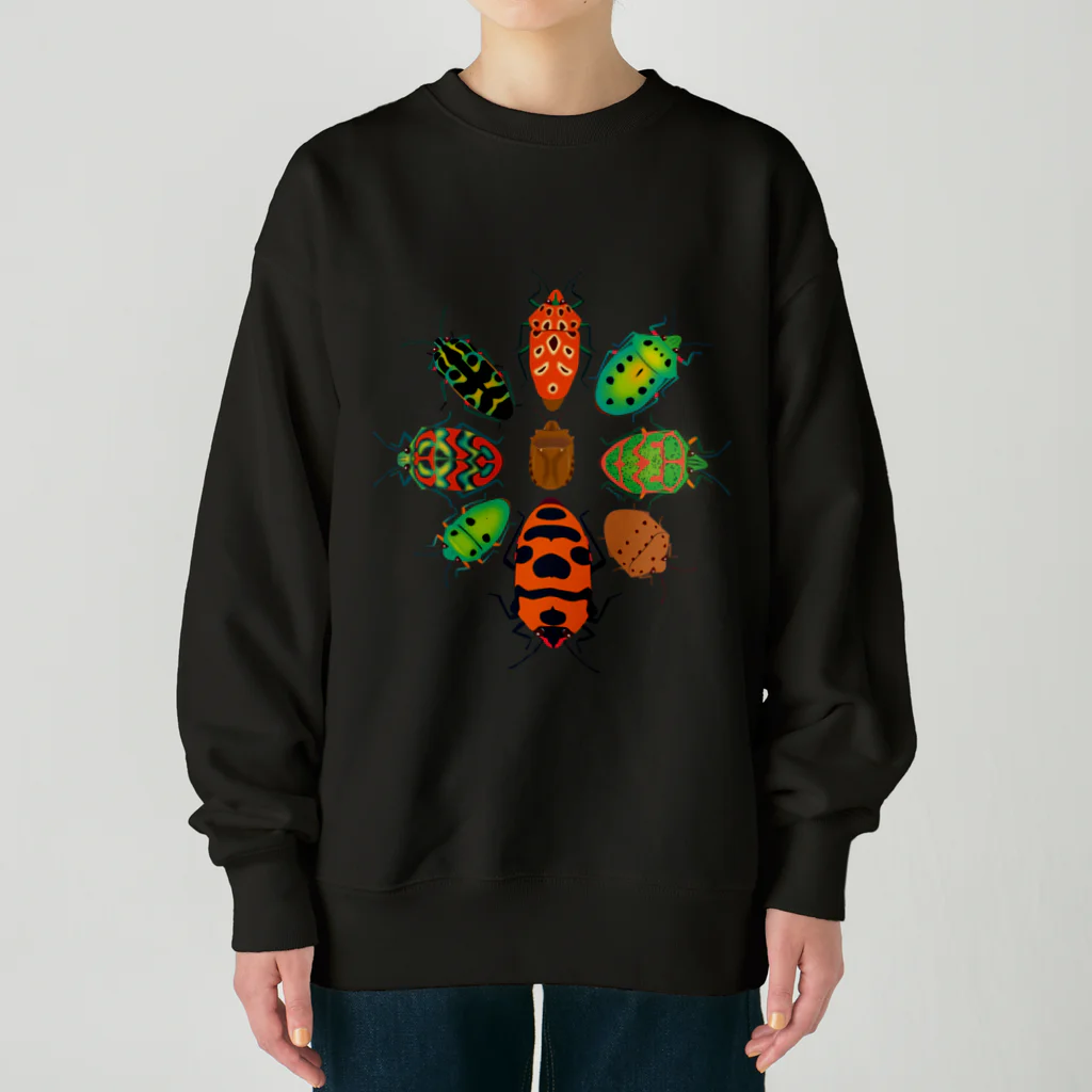 みのじの日本のキンカメムシ  Heavyweight Crew Neck Sweatshirt