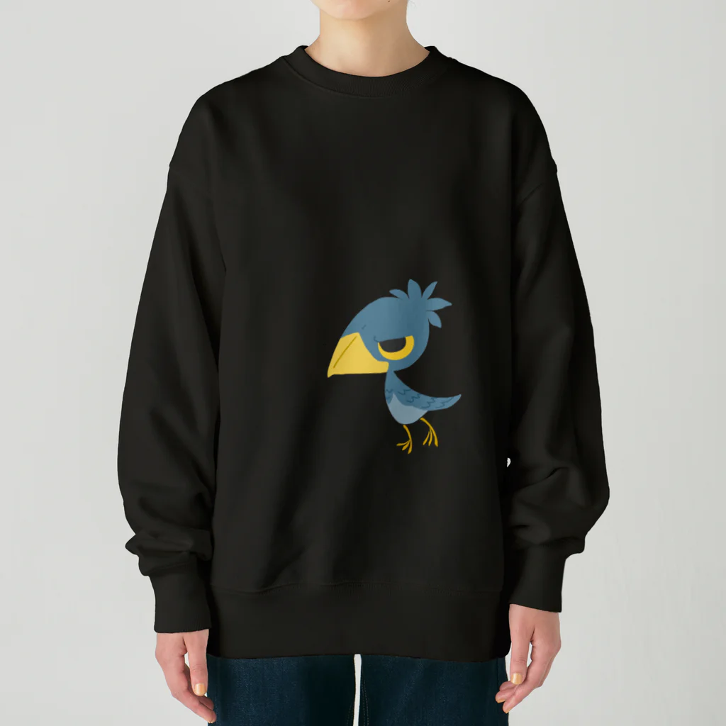 甘漏り屋のからすっこ・はしびろこう Heavyweight Crew Neck Sweatshirt