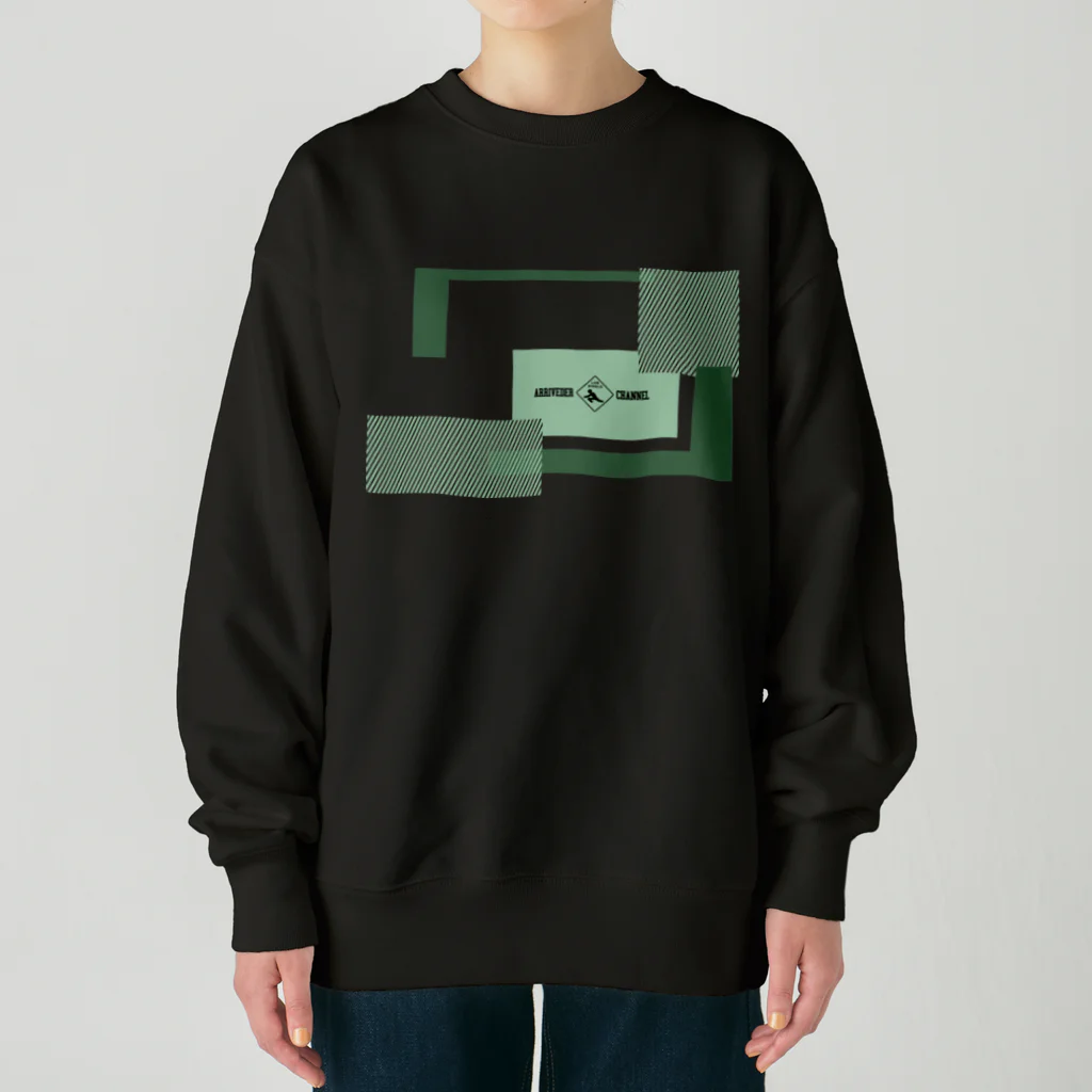 アリーヴェデルチャンネルSHOPのCYBER WINDOW GRN Heavyweight Crew Neck Sweatshirt