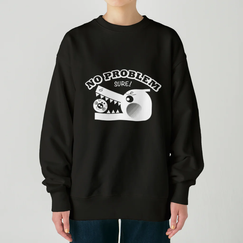 SESTA SHOPのNO PROBLEM Heavyweight Crew Neck Sweatshirt