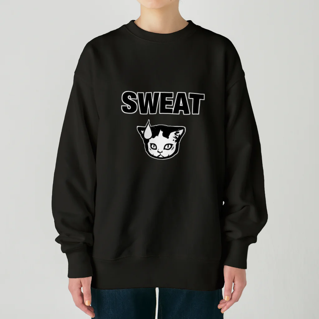 nya-mew（ニャーミュー）のスウェットねこ Heavyweight Crew Neck Sweatshirt