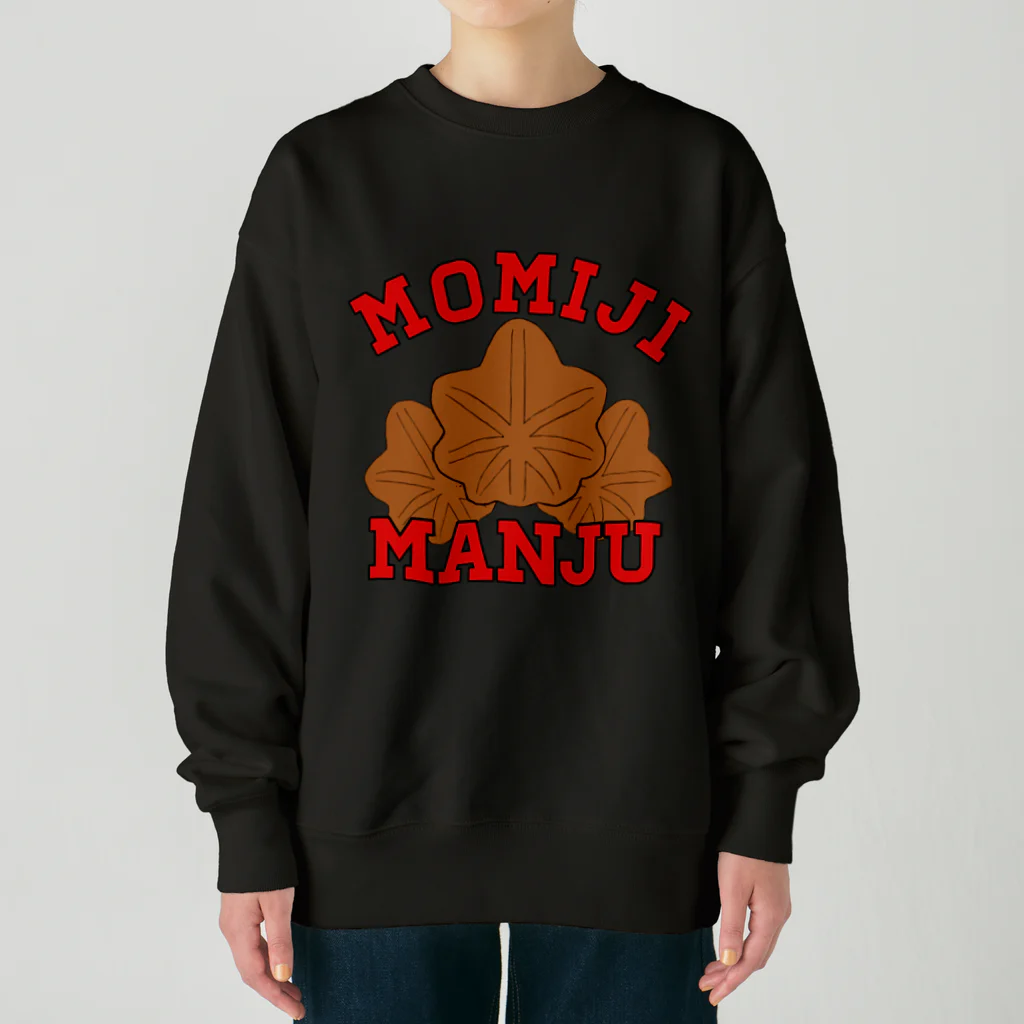 ヘンテコデザイン専門店　SYUNLABOのMOMIJI MANJU Heavyweight Crew Neck Sweatshirt