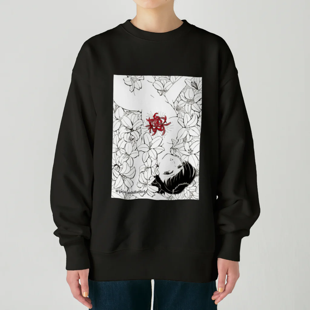 こやしファクトリーの花園（全体） Heavyweight Crew Neck Sweatshirt