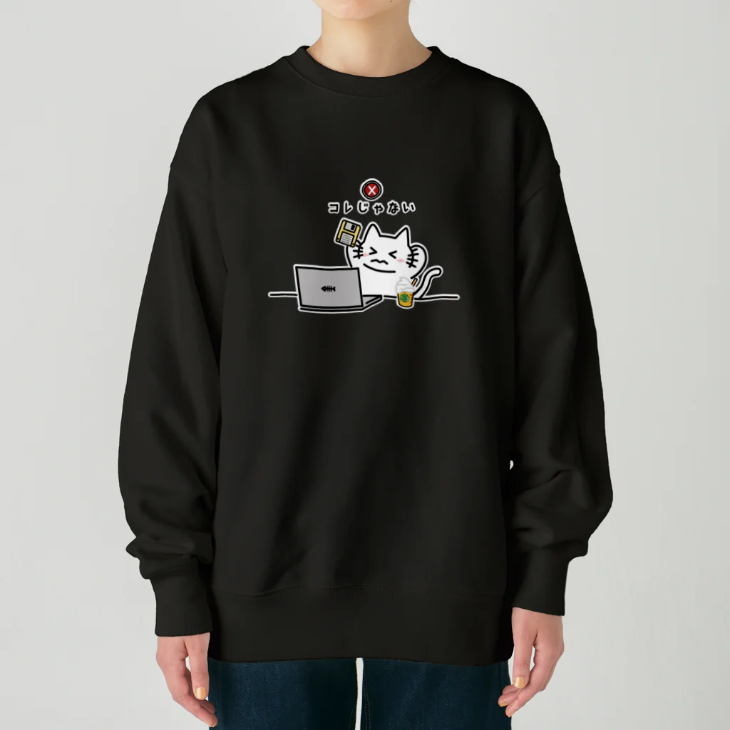 楽猫楽描しげ屋のコレじゃない Heavyweight Crew Neck Sweatshirt