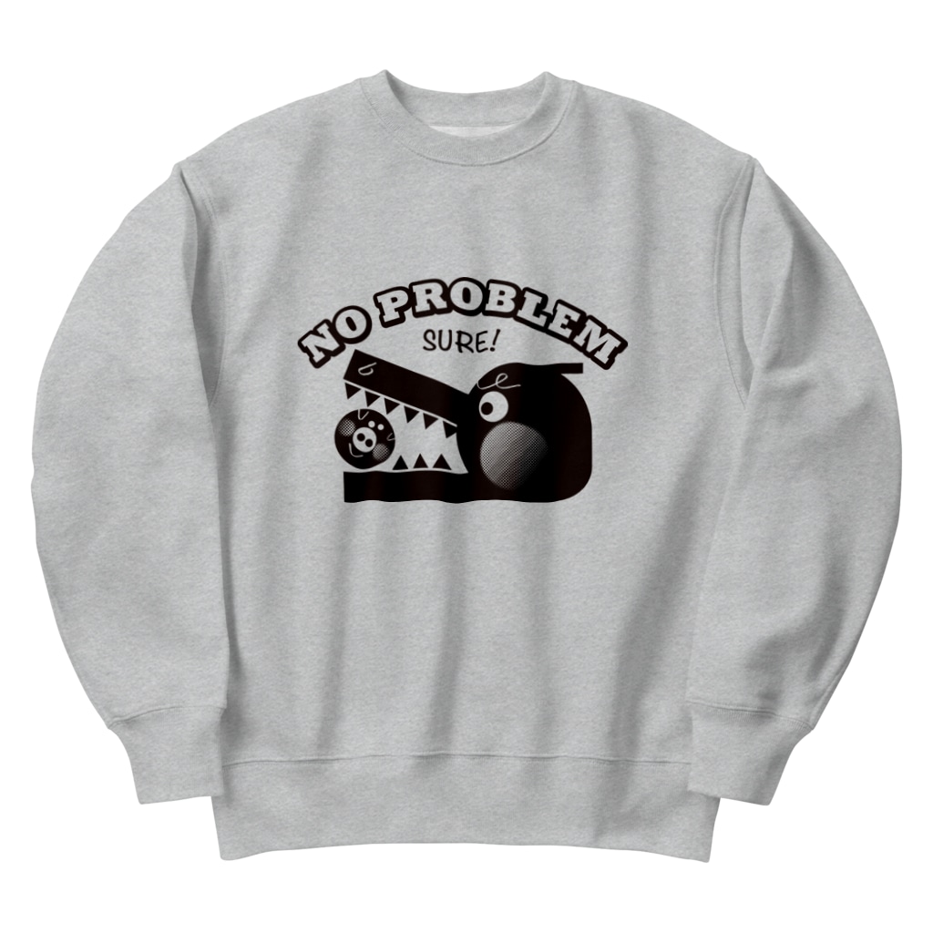 SESTA SHOPのNO PROBLEM Heavyweight Crew Neck Sweatshirt