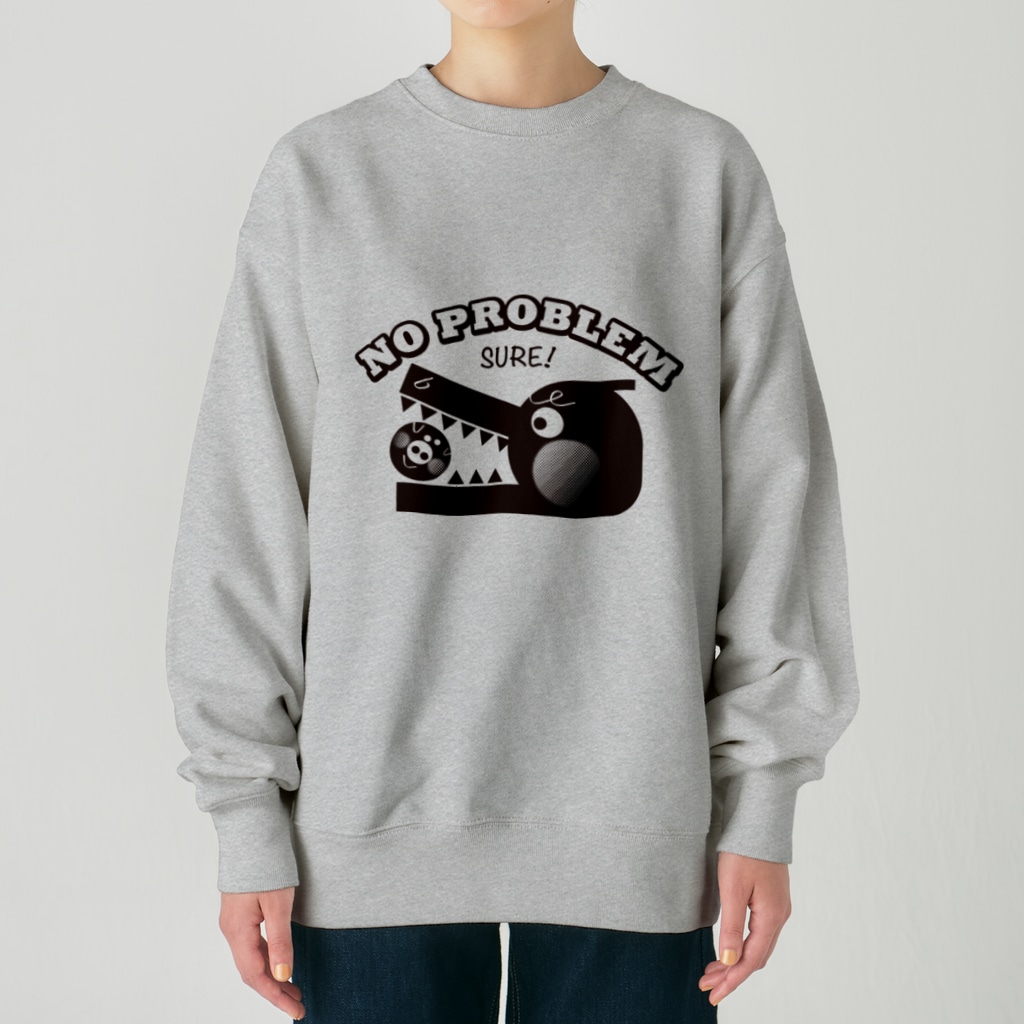 SESTA SHOPのNO PROBLEM Heavyweight Crew Neck Sweatshirt