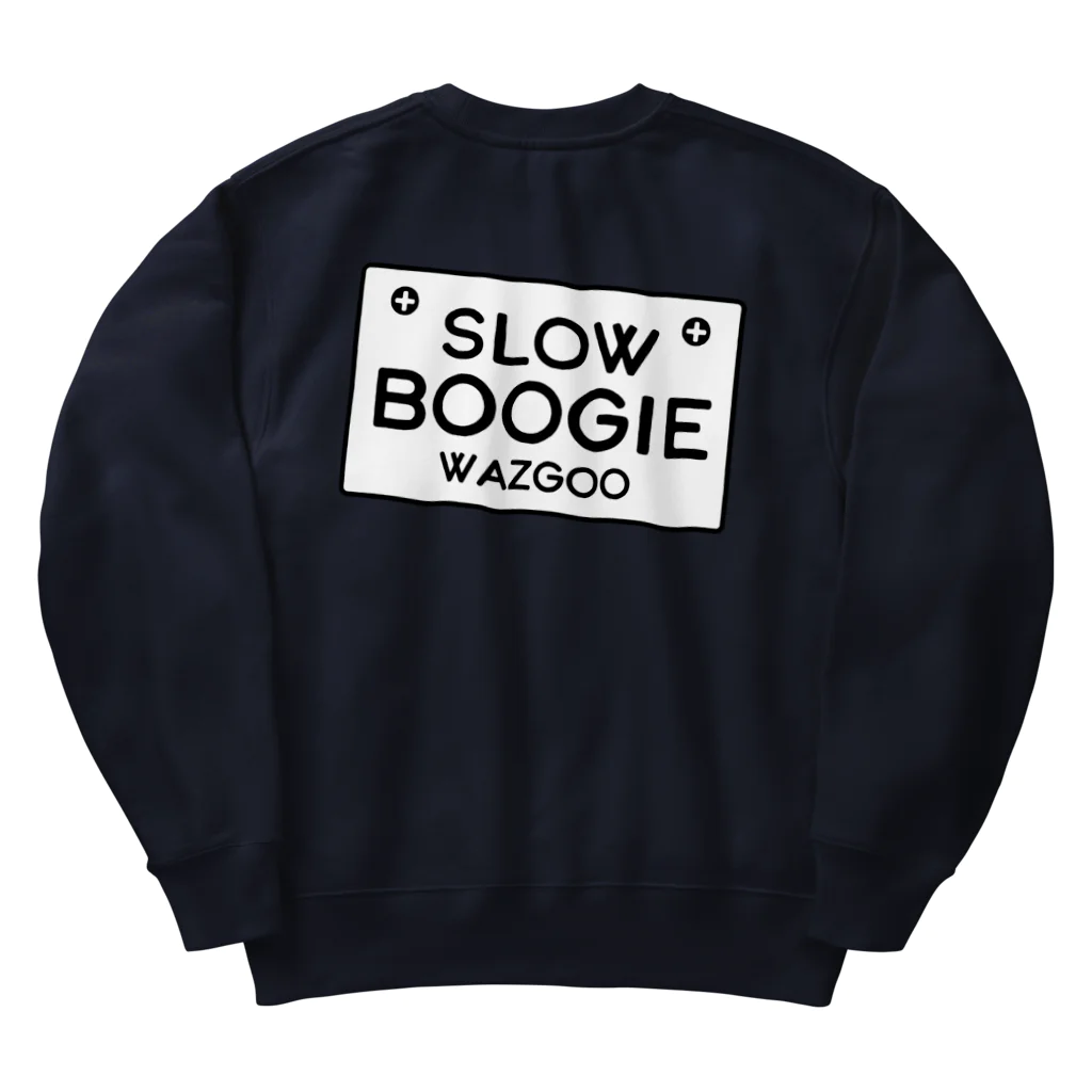 wazgoo official shopのSLOW BOOGIE Heavyweight Crew Neck Sweatshirt