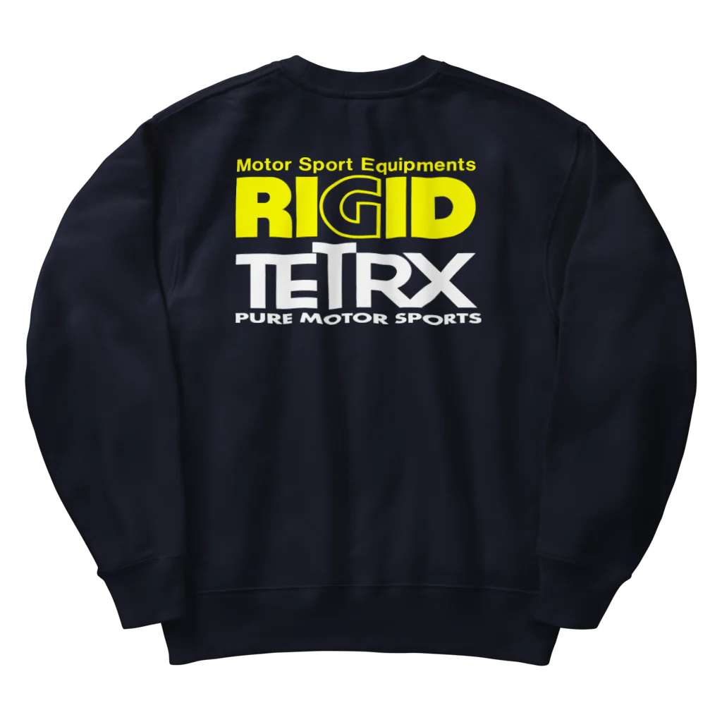 リジット・モータースポーツのALPHA白-RIGID白 Heavyweight Crew Neck Sweatshirt